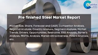 Pre finished Steel Market Report 2024  Forecast Industry Trendshare PriceMarket Size amp Growth [upl. by Nytsuj]