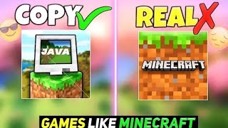 Top 3 Games Like Minecraft  Ultimate Graphics 🥵 [upl. by Carolynn]