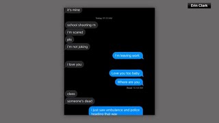 Mother shares terrifying texts with student at Georgia high school during school shooting [upl. by Montagu]