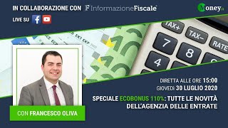 ECOBONUS 110 tutte le novità dallAgenzia delle Entrate  Speciale Moneyit [upl. by Ailugram]