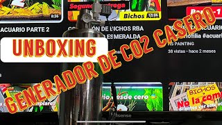 Generador de CO2 casero para mi acuario UNBOXING  co2tank acuarioplantado [upl. by Llirrehs]