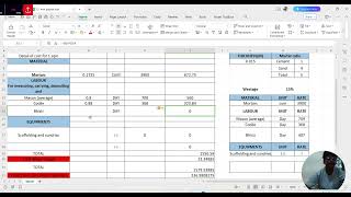 Quantity Calculation Rate Analysis for 15 mm Plaster Works Excel Sheet [upl. by Hgielek]