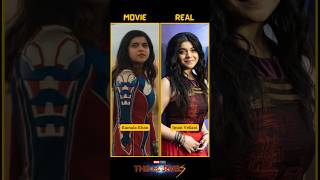 The Marvels Movie vs Real Cast with Name TheMarvels Marvels Shorts Cast [upl. by Bush]