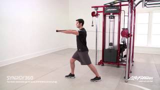 Single Arm Standing Chest Press [upl. by Kravits]