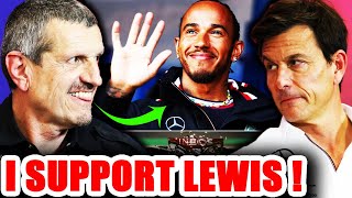 Guenther Steiner SUPPORTS Lewis Hamilton after MOCKING Mercedes and Toto Wolffs UGLY [upl. by Farkas]