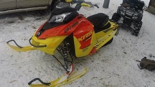 2015 Ski Doo MXZ XRS Ripping Right out of the Crate [upl. by Erasaec]