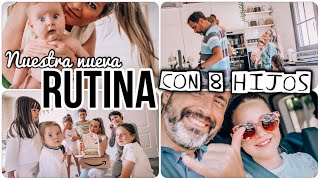 7 hijos y un bebé recién nacido  GRABAMOS 24 horas de NUESTRA NUEVA RUTINA  REALIDAD sin FILTROS [upl. by Aniratak]