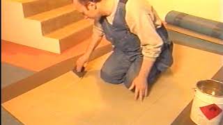 Floor covering Complete step installation [upl. by Nelhsa417]