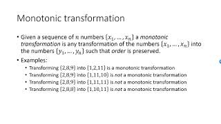 Monotonic transformation [upl. by Neyrb]