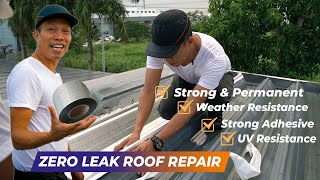 ZERO Leak Roof Repairs Waterproofing Tape  Caspar Roofing Channel [upl. by Oinegue]