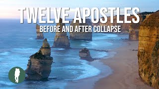 Great Ocean Road 12 Apostles Before and After Collapse [upl. by Cele]