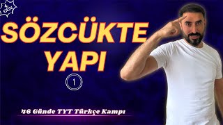 Sözcükte Yapı 1  46 Günde TYT TÜRKÇE Kampı 2024 4Gün [upl. by Macur]