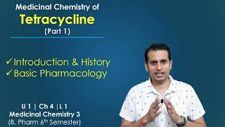 Tetracycline Medicinal Chemistry Part 1 History Structure Mechanism of Action and Pharmacology [upl. by Anetta118]