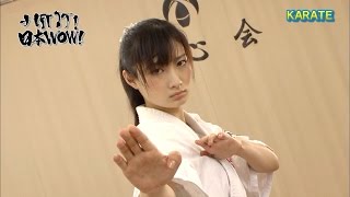 A beatiful lady Rina Takeda knows KARATE 空手美女・武田梨奈  HIT IT 日本WOW 018 [upl. by Jonati279]