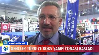 GENÇLER TÜRKİYE FERDİ BOKS ŞAMPİYONASI BAŞLADI [upl. by Kokaras]