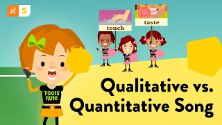 Qualitative vs Quantitative Song for Kids [upl. by Haneehs]