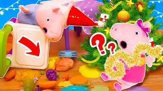 La cena di Natale è rovinata Nuovi giochi di Peppa Pig giocattolo Giocattoli di Peppa Pig [upl. by Eivod445]