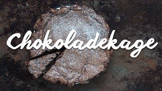 Opskrift Chokoladekage  Svensk kladdkaka [upl. by Peggy]