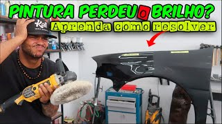 PINTURA DO CARRO PERDEU O BRILHO  RESOLVA DE FORMA SIMPLES [upl. by Ellecrag]