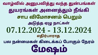 weekly horoscope tamil mesha rasi  weekly prediction tamil mesham  this week mesha rasi horoscope [upl. by Joycelin]