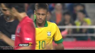 Neymar was fouled 2 times in 10 seconds vs South Korea [upl. by Goetz700]