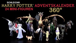 Schleich ® Harry Potter ™ Adventskalender Serie 1  alle MiniFiguren 360°  Wizarding World ™ [upl. by Atiekram]