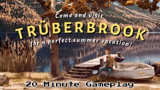 Trüberbrook  20 Minute Gameplay  Indie Point and Click Adventure  1080p60fps [upl. by Suvart]