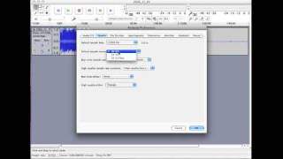 Reduce MP3 file size in Audacity [upl. by Ayidan]