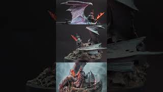 Golden Demon Entry Witch King painted minaiturewitch king making of shorts [upl. by Landel441]