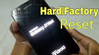 How to Hard ResetFactory Restore Samsung Galaxy J7 Nxt [upl. by Rossner]