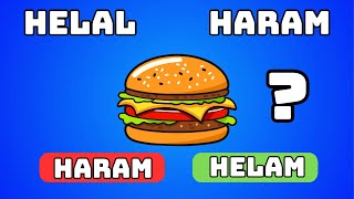 Halal Haram Food Quiz 🍔 [upl. by Januarius]