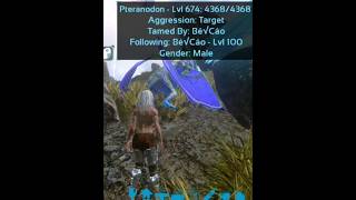 Taming Pteranodon Max lv ark mobile dndinhgaming arksurvivalevolved games [upl. by Callie]