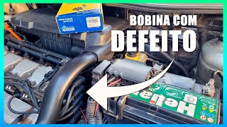 GOL G5  SINTOMAS DE UMA BOBINA COM DEFEITO [upl. by Ahsela283]