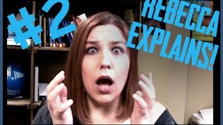 REBECCA EXPLAINS 2 Studying 2D Animation [upl. by Nehtanhoj]