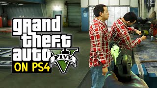 GTA 5 Locked Door Glitch  Mayhem inside Los Santos Customs GTA 5 PS4 Gameplay [upl. by Oznola]