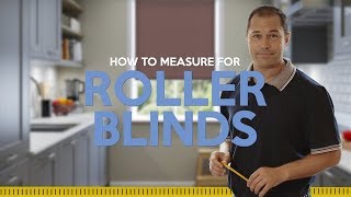 How to measure for roller blinds [upl. by Lindsley]