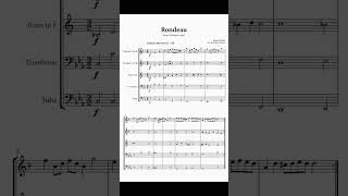 Rondeau by Henry Purcell Brass Quintet  Sheet Music [upl. by Kinna]