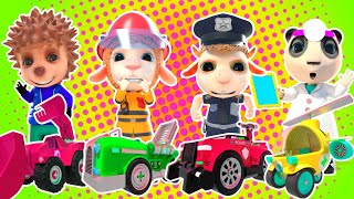 Farbige Polizeiautos  Zeichentrickfilm für Kinder  Dolly und Freunde  Deutsch [upl. by Ettenyl]