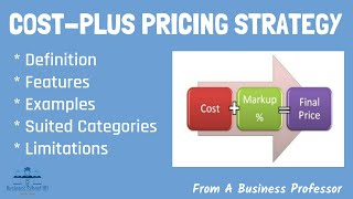 What is CostPlus Pricing Strategy From A Business Professor [upl. by Ursi]