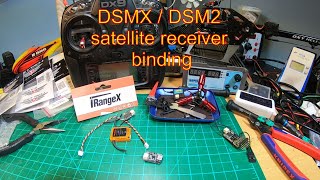 DSMX  DSM2 satellite receiver binding wo standard receiver iRangeX bind module [upl. by Naxela]