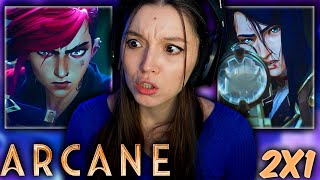 ARCANE Season 2 Episode 1  FIRST TIME WATCHING  Reaction [upl. by Assilat]