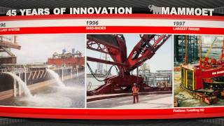 MAMMOET 45 YEARS OF INNOVATION VAN SEUMEREN HISTORY [upl. by Amiarom845]