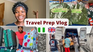 RELOCATION TRAVEL PREP VLOG Moving from Nigeria 🇳🇬 to the UK 🇬🇧 Getting luggages pack with me [upl. by Kind]