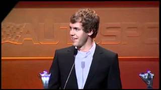 Vettel Autosport Driver 2011 Award Speech [upl. by Aeneg]