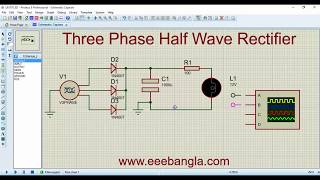 Three Phase Half Wave Rectifier [upl. by Fletch970]