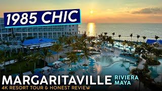 MARGARITAVILLE ISLAND RESERVE Riviera Maya Mexico 🇲🇽 4K Resort Tour amp Review 🇲🇽 AI a la 1985 [upl. by Ysteb]