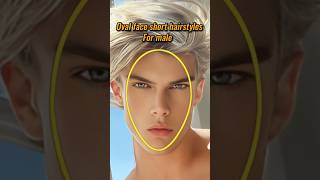 Oval face short hairstyles quotMALE viral faceshapes hairstyle [upl. by Sacci351]