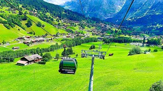 Männlichen GRINDELWALD🇨🇭 World’s Most Beautiful Cable Car Ride  Mountain In Switzerland [upl. by Devy]