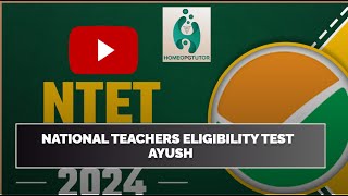 EDUCATIONAL TECHNOLOGY  NATIONAL TEACHERS ELIGIBLITY TEST  NTET  AYUSH  HOMEOPGTUTOR [upl. by Yanrahc]