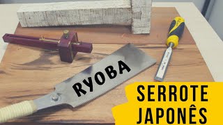 Serrote Japonês Ryoba e o segredo para cortar madeira [upl. by Aicilla686]